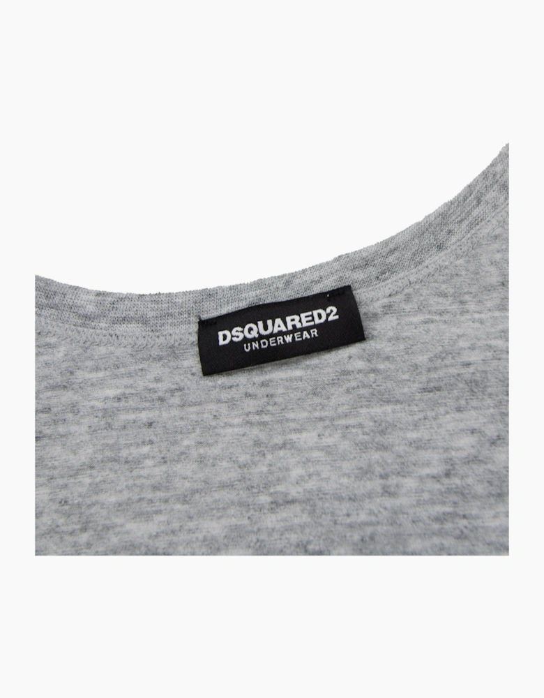 Dsquared2 Back Logo Tank Top Marl Grey