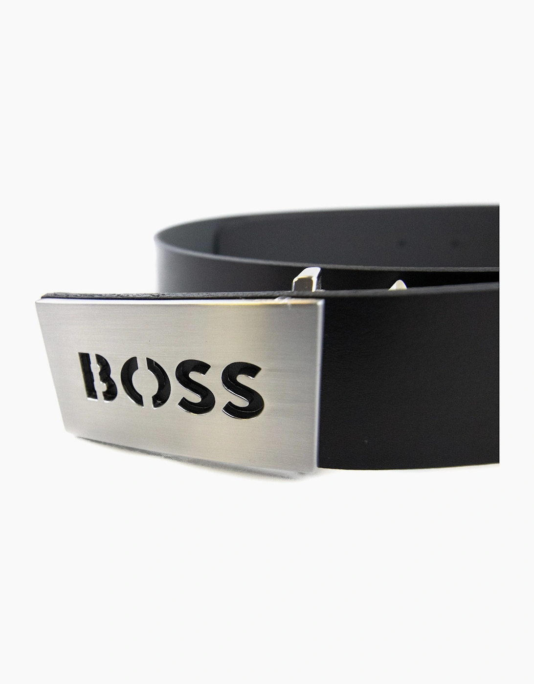 Hugo Boss Icon Cut Sz35 Buckle Belt Black 001