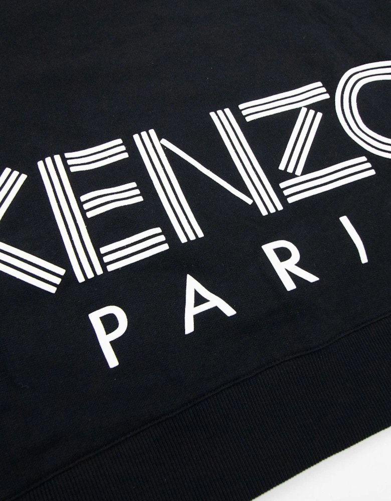 Kenzo Sweatshirt Writing Black