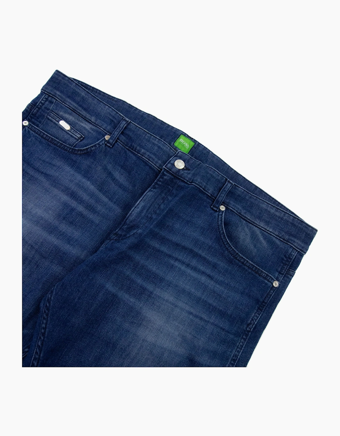 Hugo Boss C-delaware1 Slim Fit Jean Dark Wash Whisker Denim