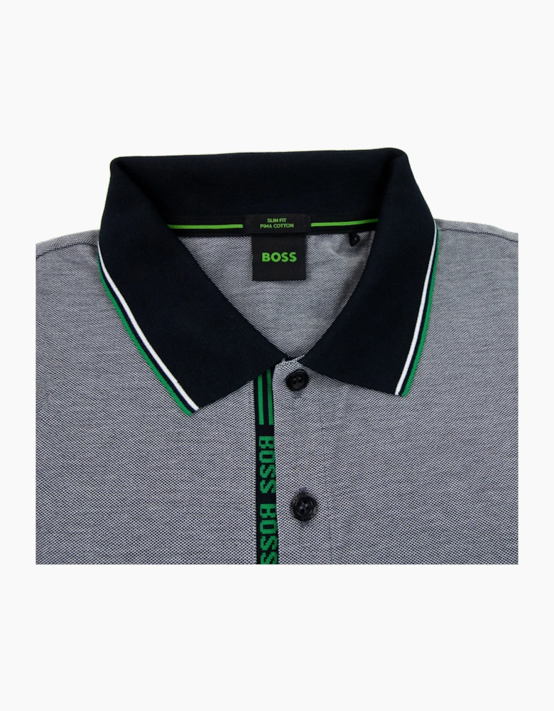 Hugo Boss Paule 4 Slim Fit Branded Placket Polo Black 401