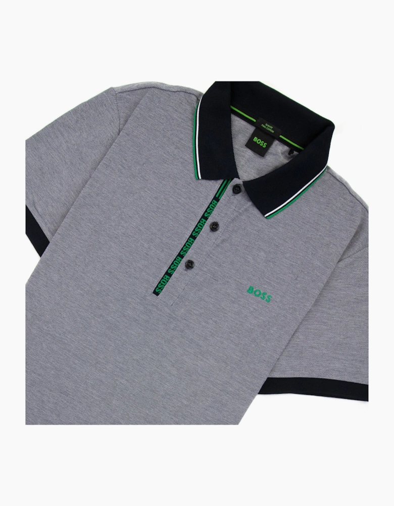 Hugo Boss Paule 4 Slim Fit Branded Placket Polo Black 401