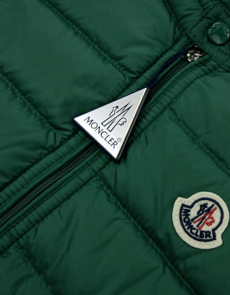 Moncler Junior Gui Down Gilet Emerald Green 84l