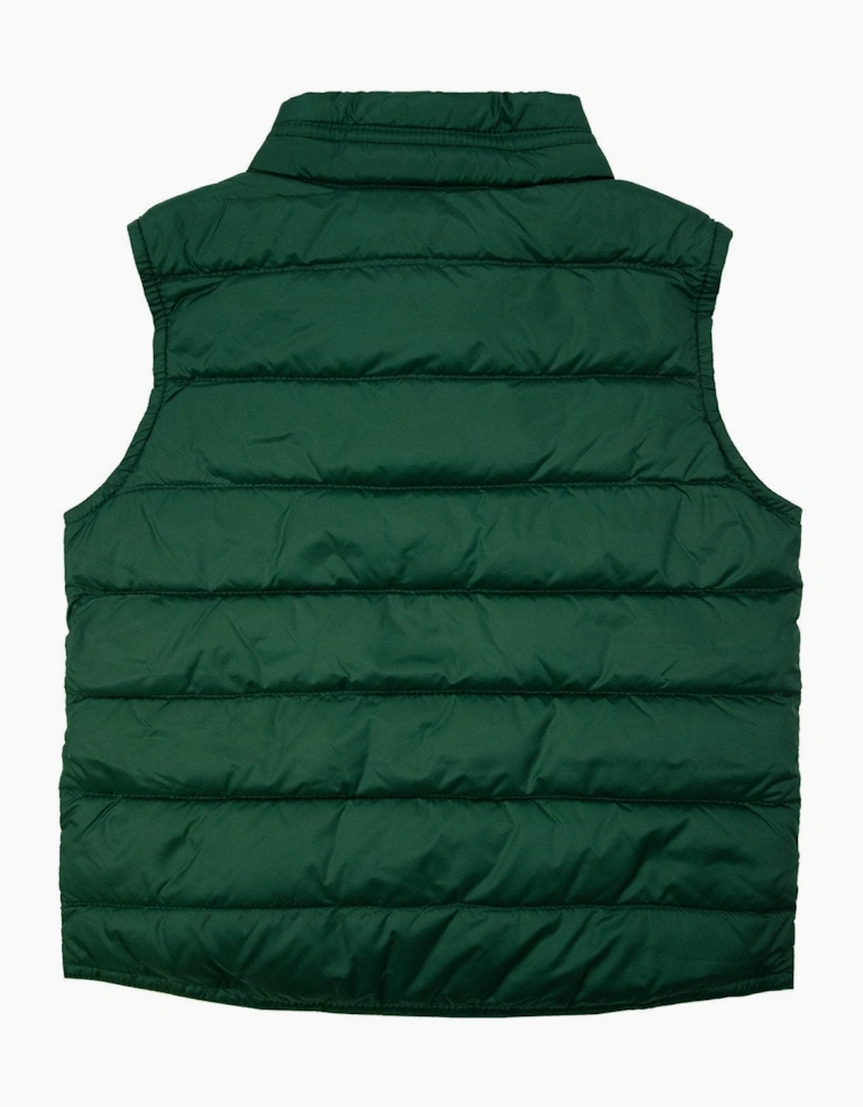 Moncler Junior Gui Down Gilet Emerald Green 84l