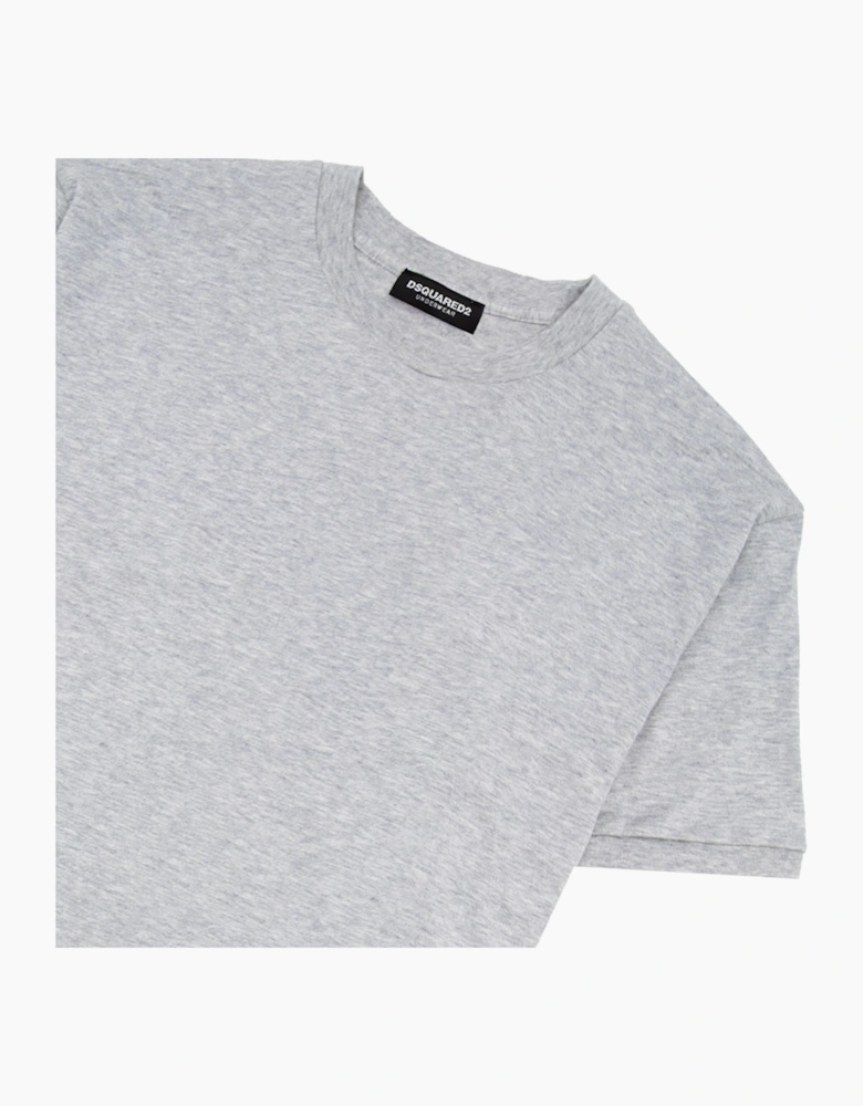 Dsquared2 Small Logo Plain T Shirt Grey