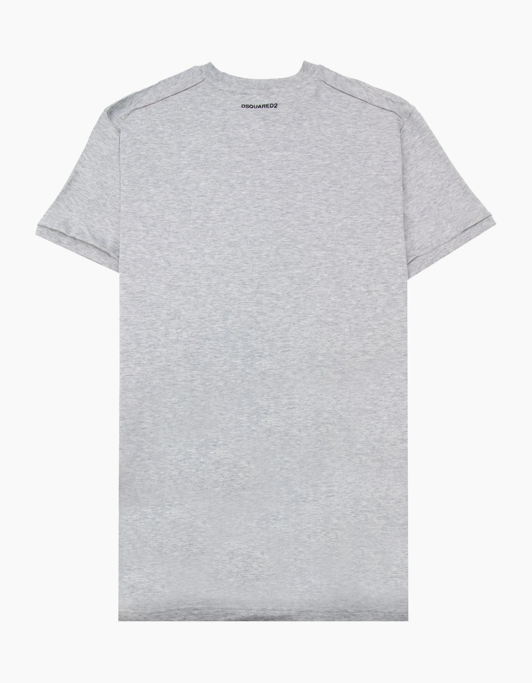 Dsquared2 Small Logo Plain T Shirt Grey
