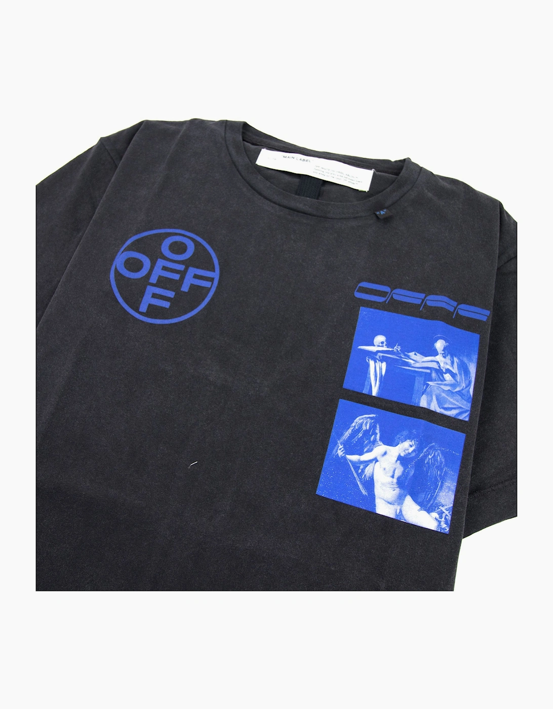 Off White Hardcore Caravaggio Jersey T-shirt Black/blue