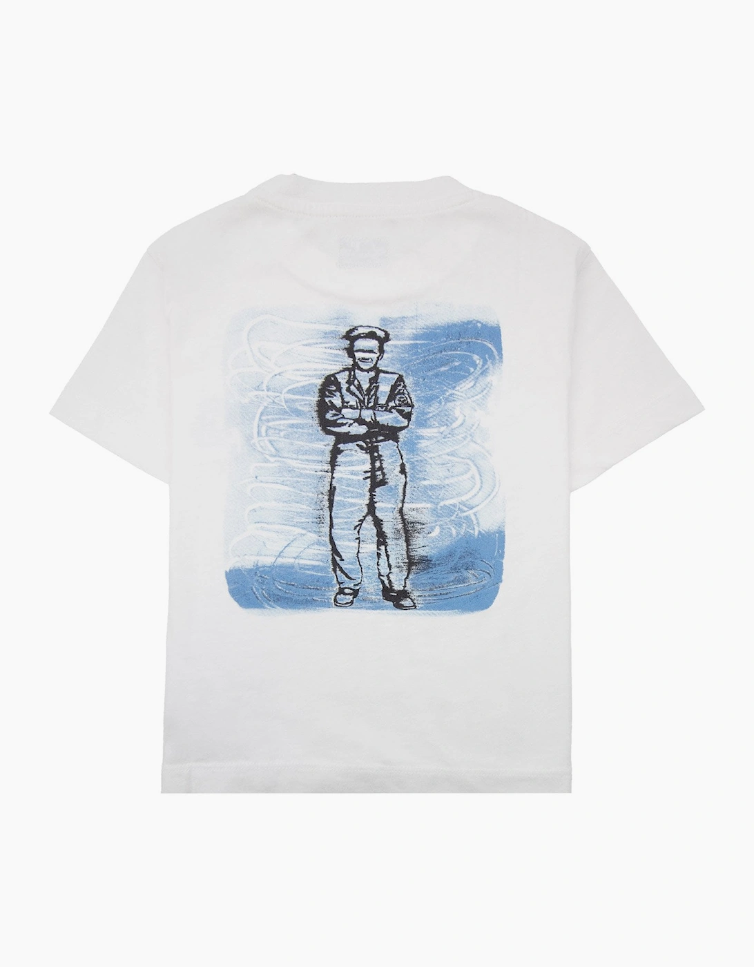 Cp Company Undersixteen 30/1 Artisanal Prints T Shirt White 103