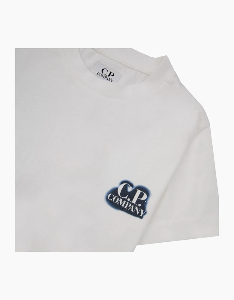 Cp Company Undersixteen 30/1 Artisanal Prints T Shirt White 103