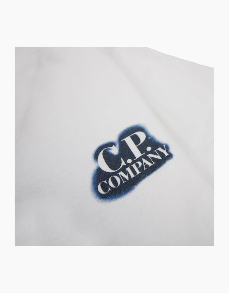 Cp Company Undersixteen 30/1 Artisanal Prints T Shirt White 103