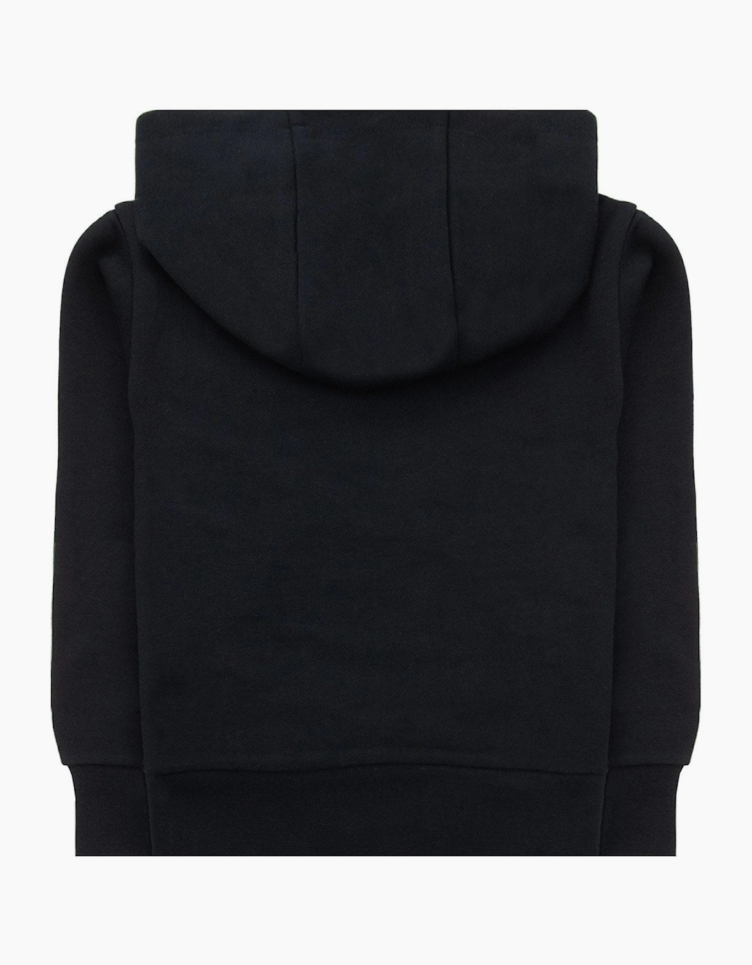 Moncler Junior Logo Printed Hoodied Sweatshirt Black 999