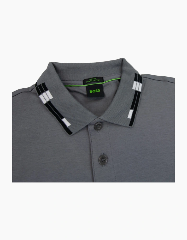 Hugo Boss Paule Slim Fit Laxury Cotton Polo Grey 036