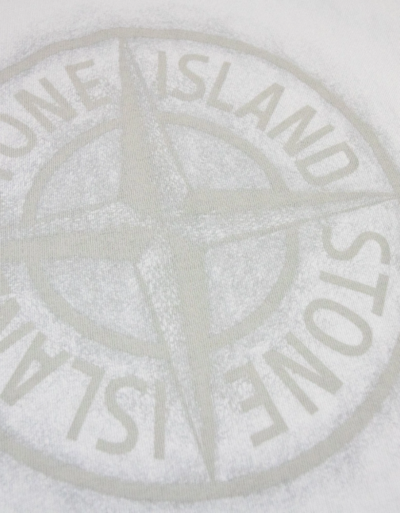 Stone Island Junior 21154 Compass L/s T Shirt Pale Blue V0040