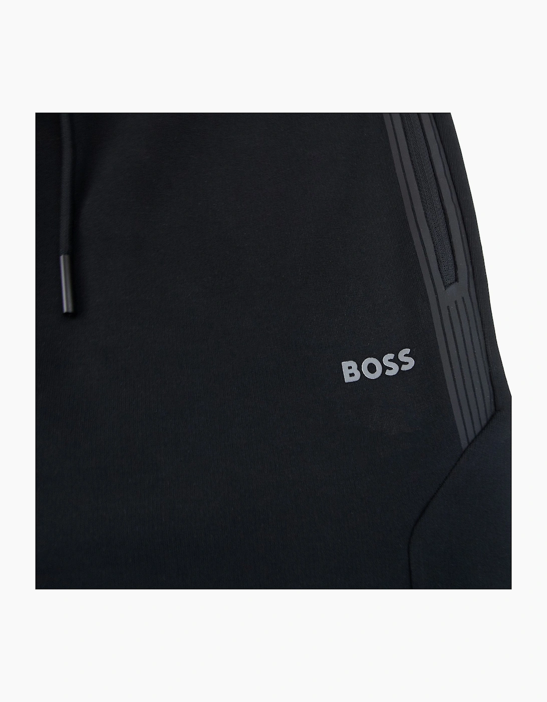 Hugo Boss Hadiko 1 Hd Print Logo Tracksuit Bottoms Black 001
