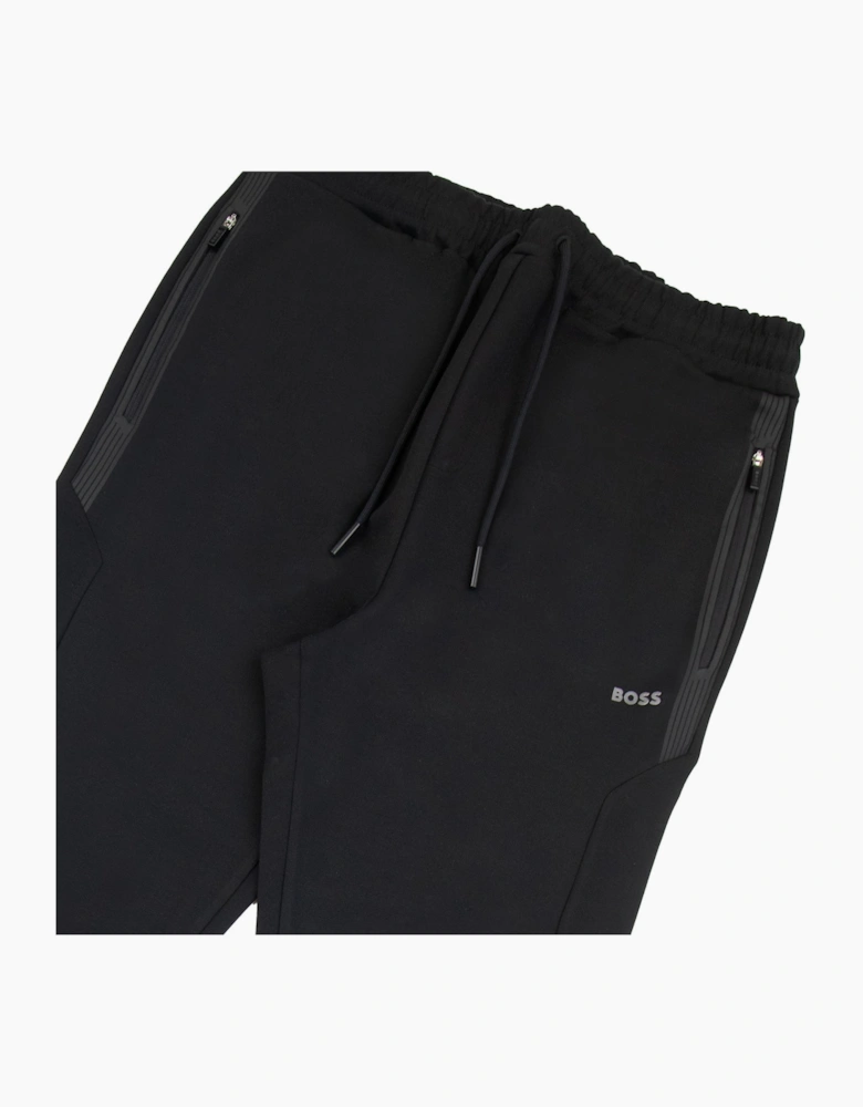 Hugo Boss Hadiko 1 Hd Print Logo Tracksuit Bottoms Black 001