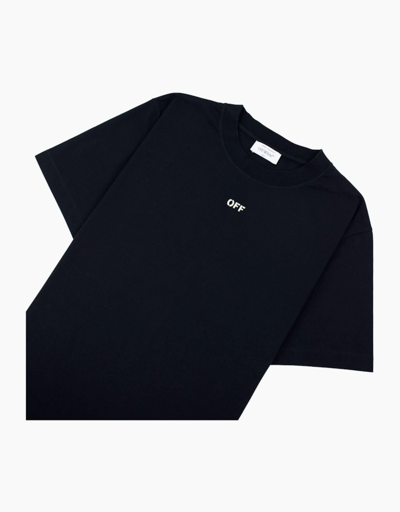 Off White Croco Arrow Slim S/s T Shirt Black Lime
