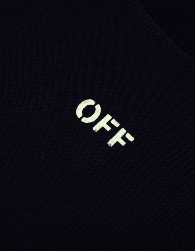 Off White Croco Arrow Slim S/s T Shirt Black Lime