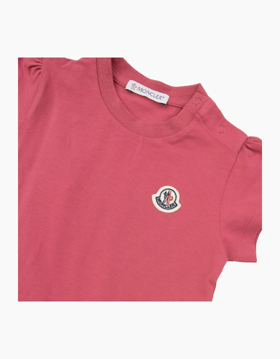Moncler Junior Baby Girls Ruffle Dress Pink 557