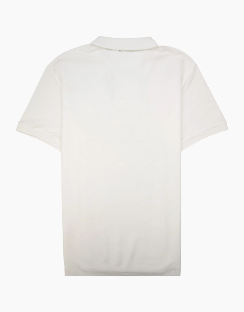 Burberry EKD Cotton Polo Shirt White