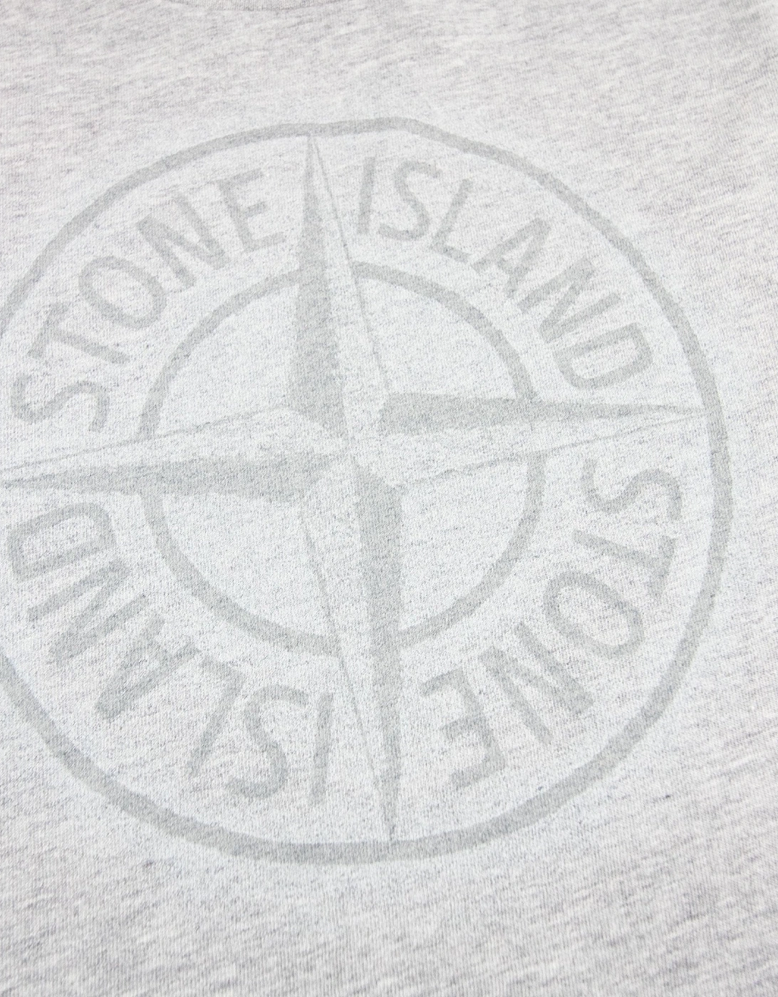 Stone Island Junior 21154 Compass L/s T Shirt Grey V1064