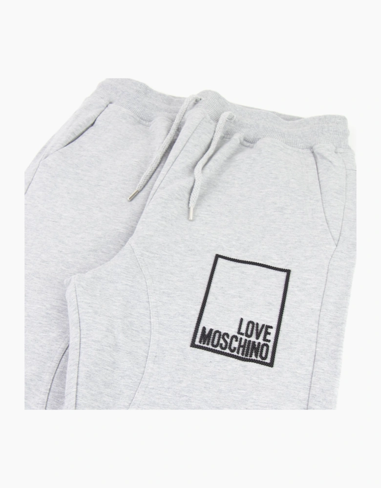 Love Moschino Box Logo Bottoms Grey Marl