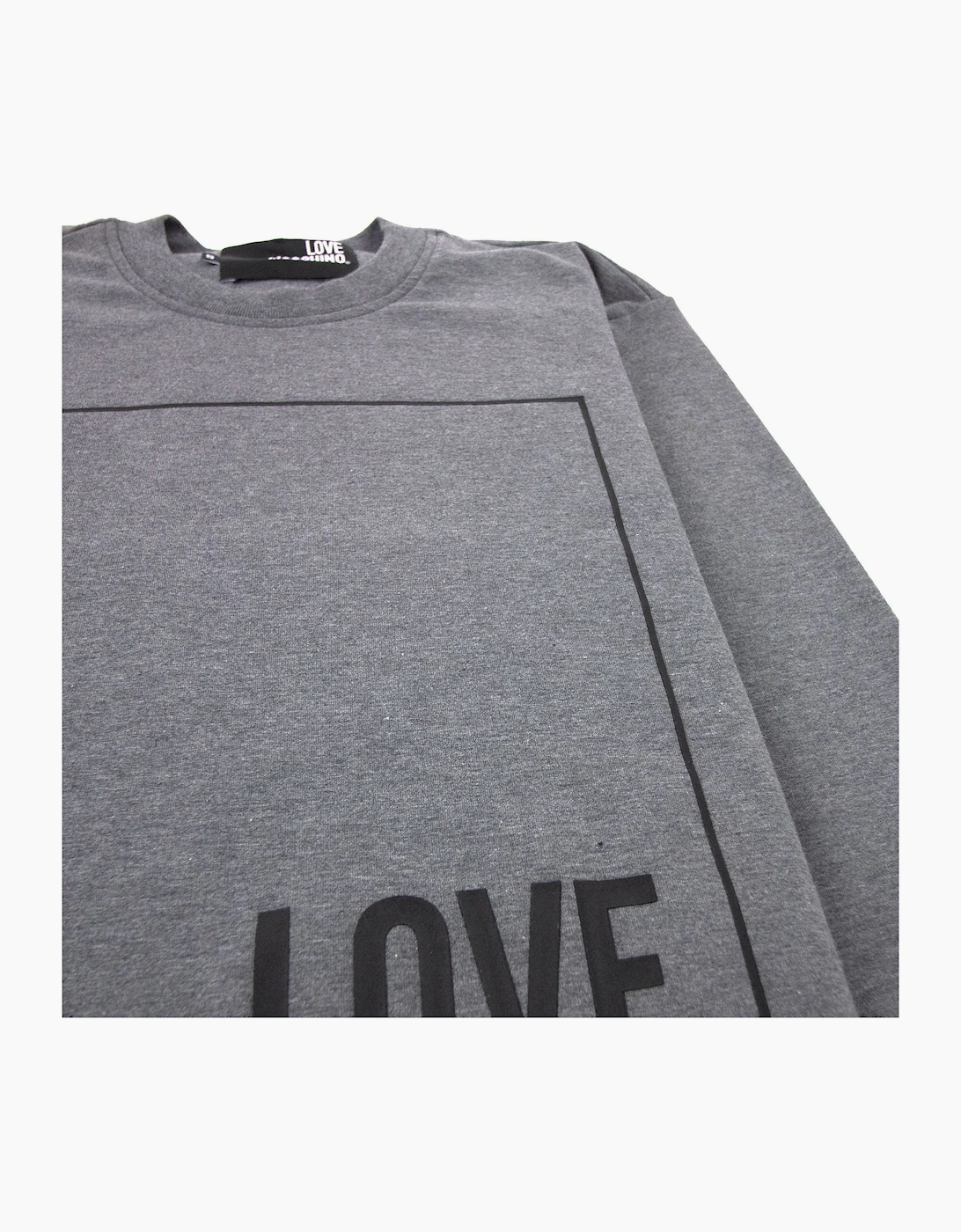 Love Moschino Box Logo Sweater Dark Grey