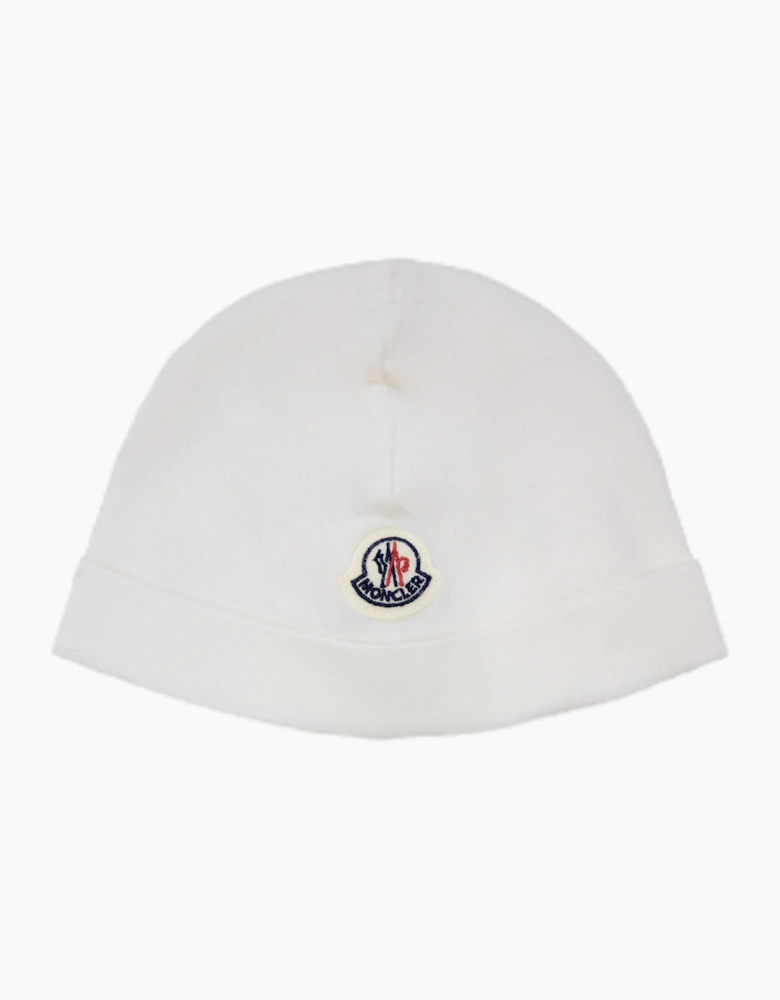 Moncler Junior Teddy Bear Logo Cotton Set White F02