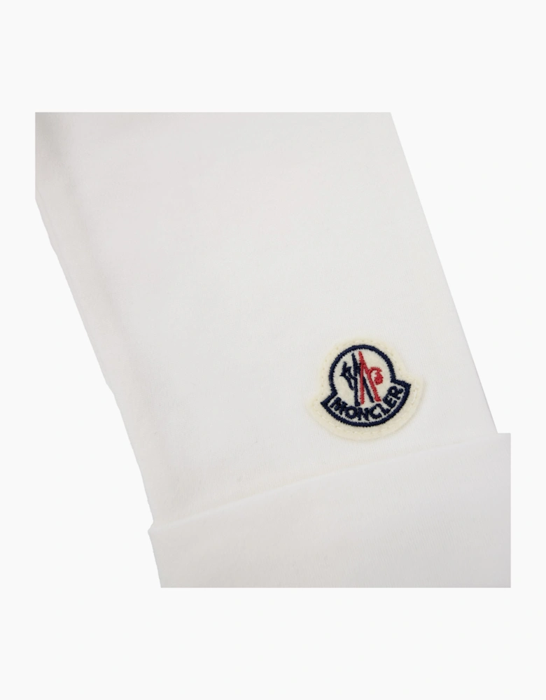 Moncler Junior Teddy Bear Logo Cotton Set White F02