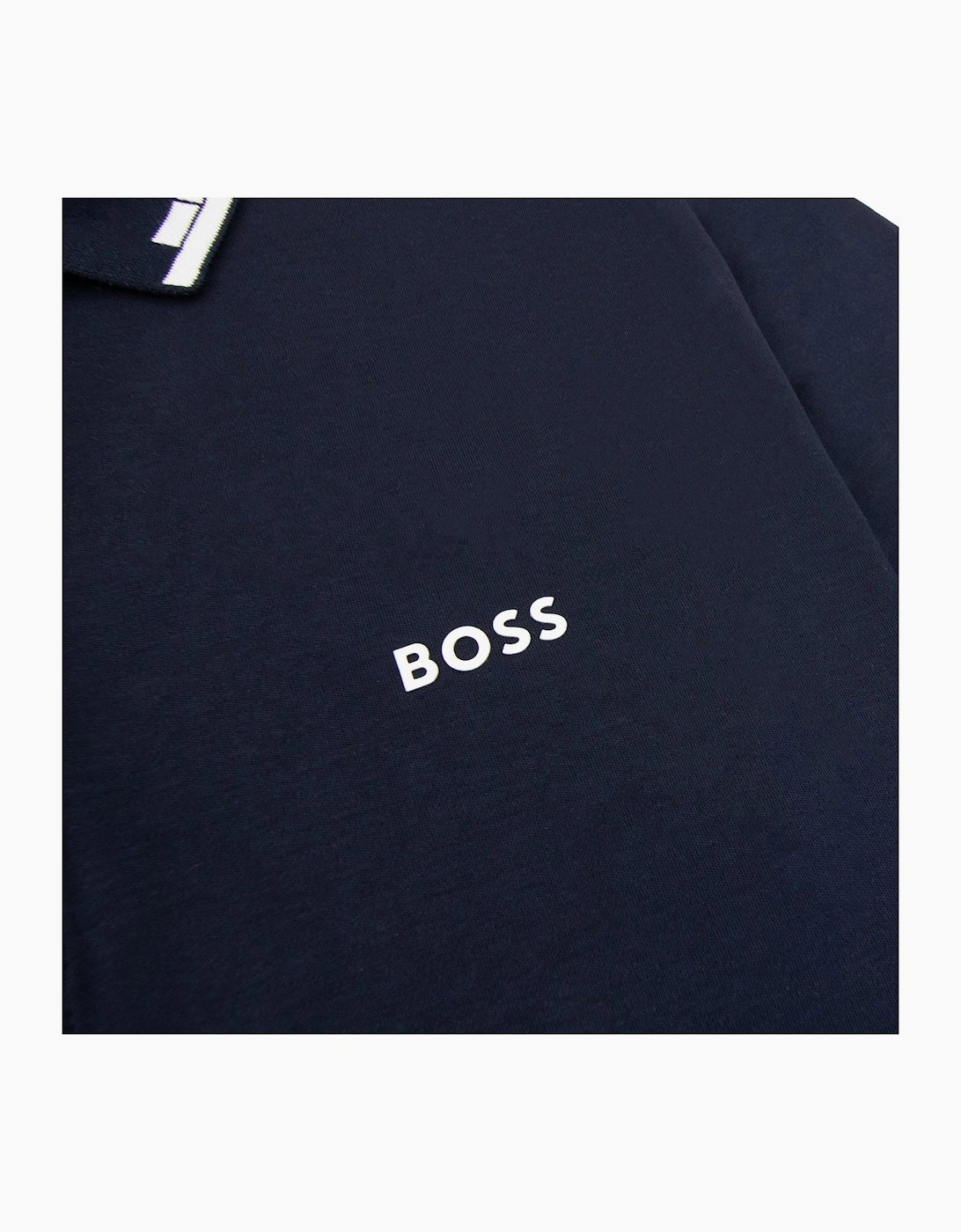 Hugo Boss Paule Slim Fit Laxury Cotton Polo Navy 402