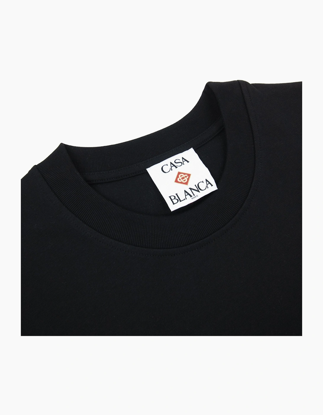 Casablanca Casa Way Mountain Short Sleeve T-shirt Black