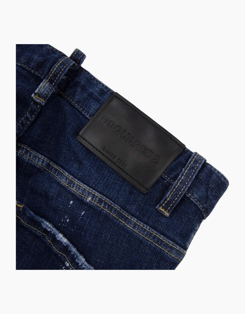Dsquared2 Dark Easy Wash Skater Jean Denim 470