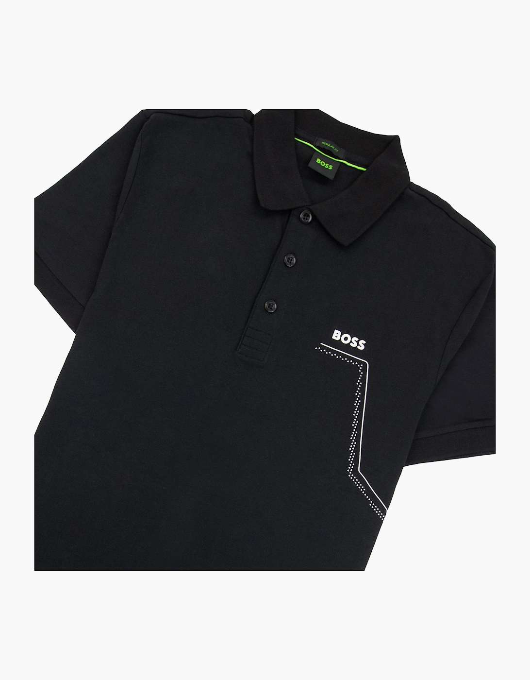 Hugo Boss Paddy 3 Regular Fit Polo Black 001