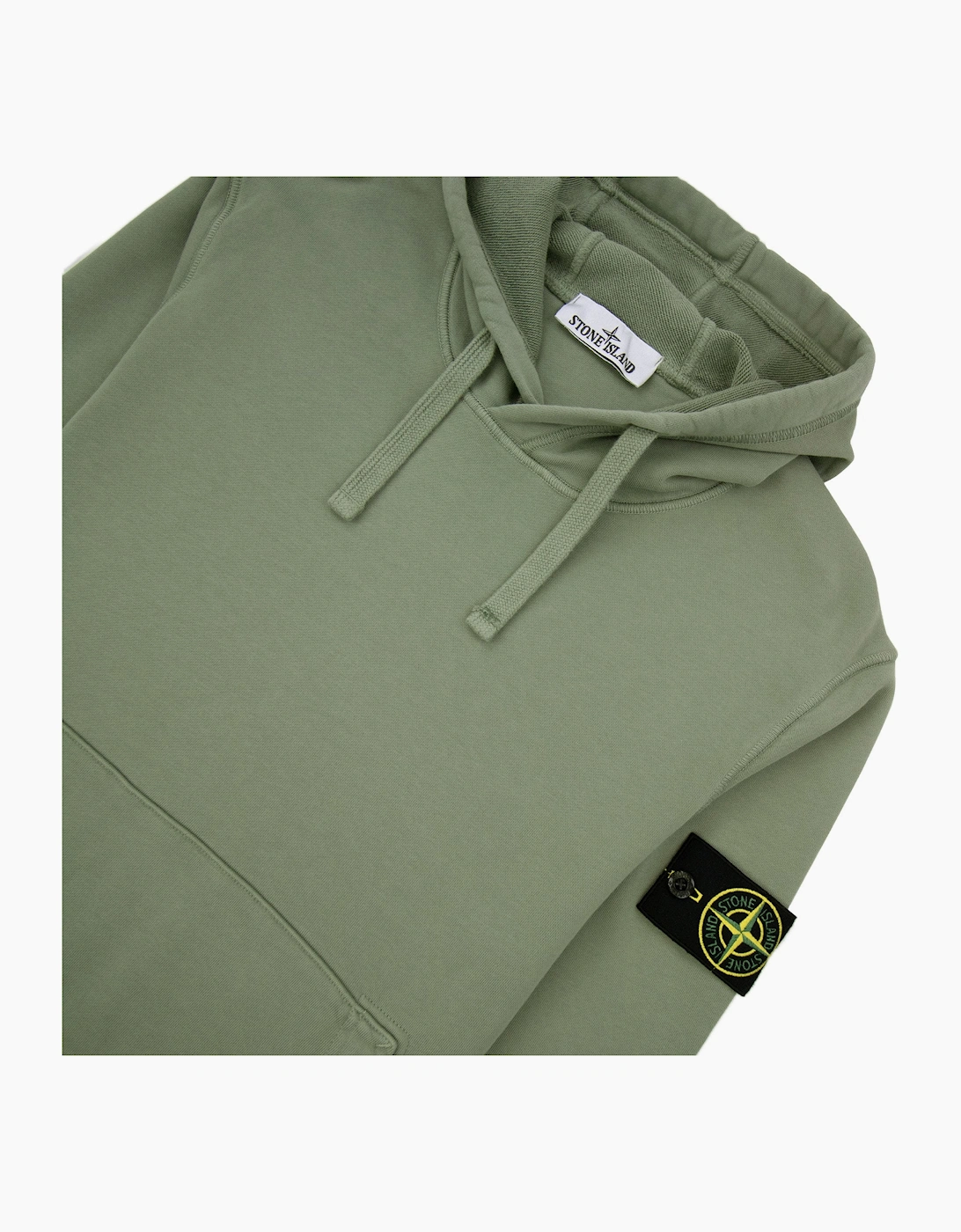 Stone Island 64151 Hooded Sweatshirt Khaki V0055