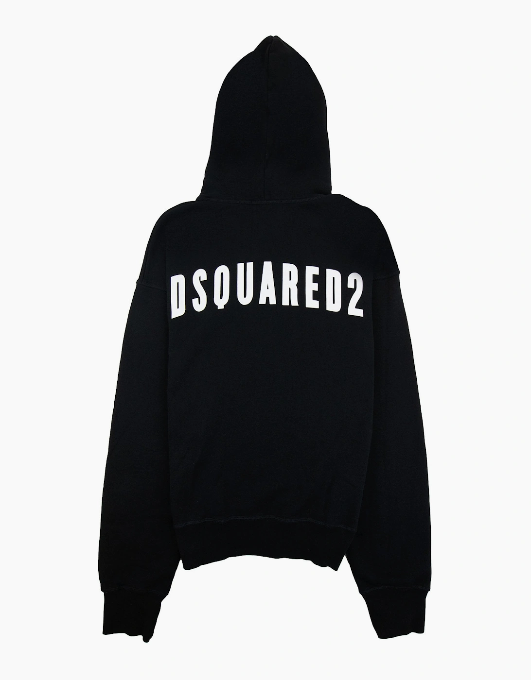 Dsquared2 Leaf Logo Hoodied Sweatshirt Black