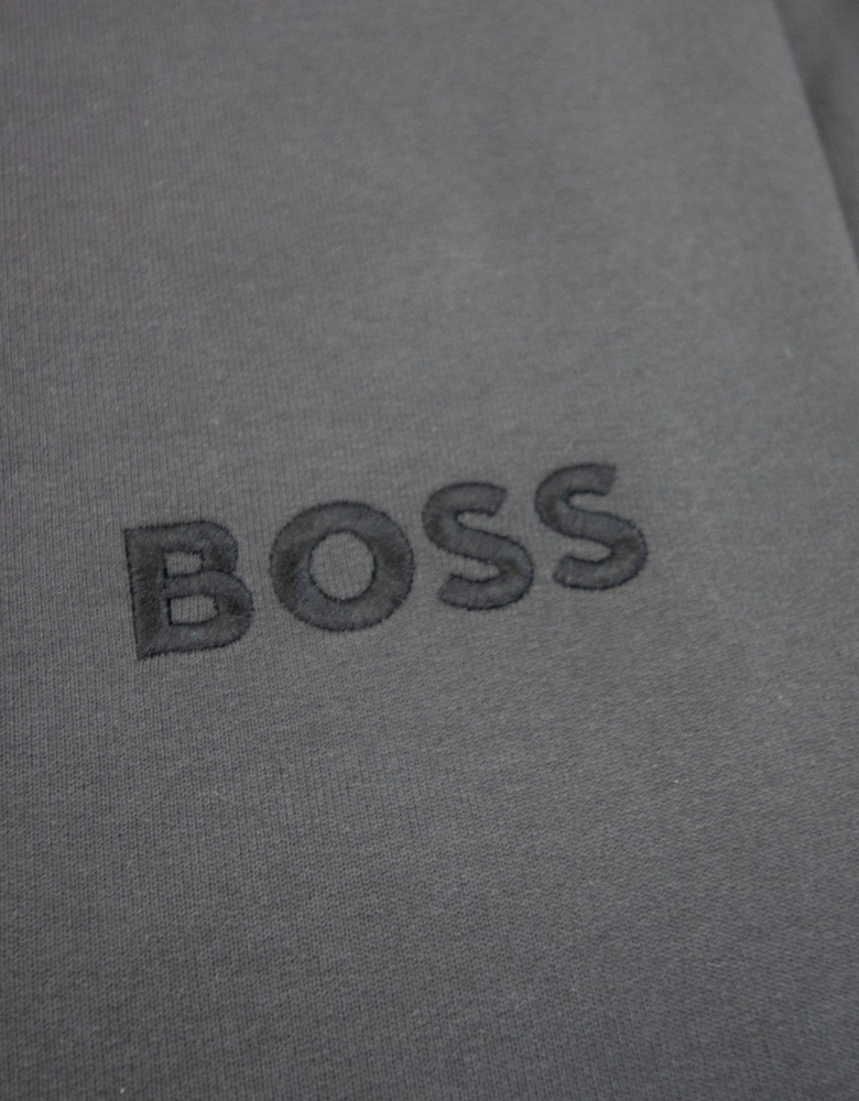 Hugo Boss Heritage Embroidered Logo Sweatshirt Dark Grey 022