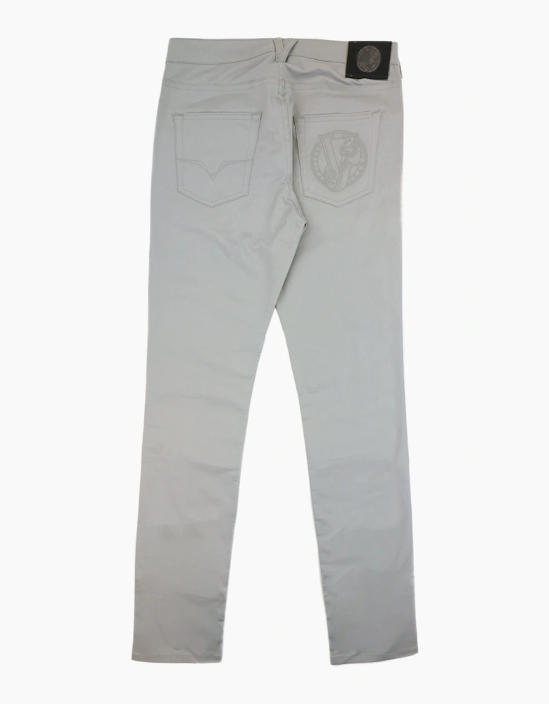 Versace Jeans Round Tiger Slim Fit Jeans Grey