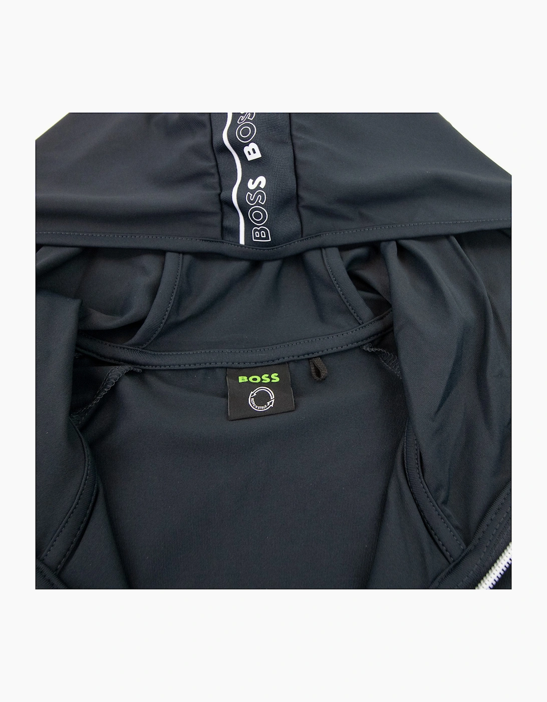 Hugo Boss Sicoon Gym Zip Up Sweatshirt Dark Navy 402
