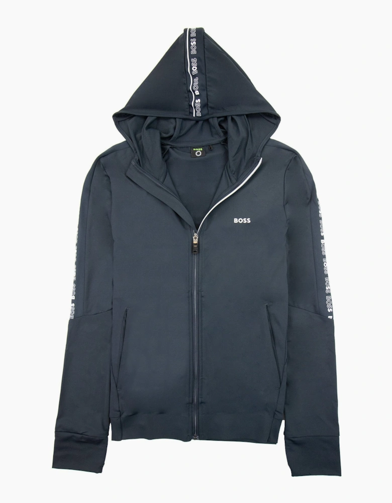Hugo Boss Sicoon Gym Zip Up Sweatshirt Dark Navy 402