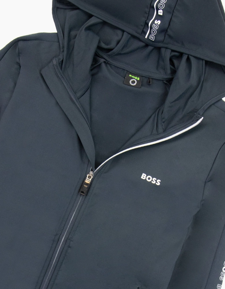 Hugo Boss Sicoon Gym Zip Up Sweatshirt Dark Navy 402