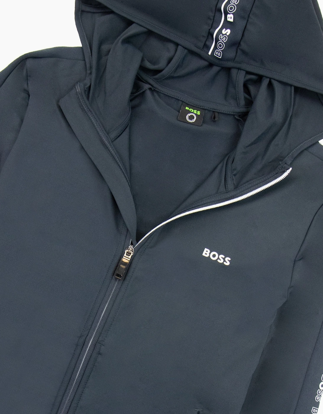 Hugo Boss Sicoon Gym Zip Up Sweatshirt Dark Navy 402