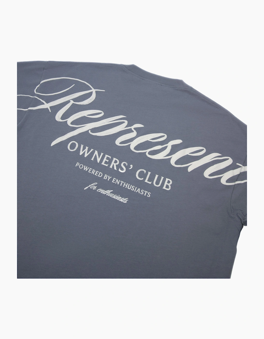 Represent Owners Club Script T Shirt Dusty Blue