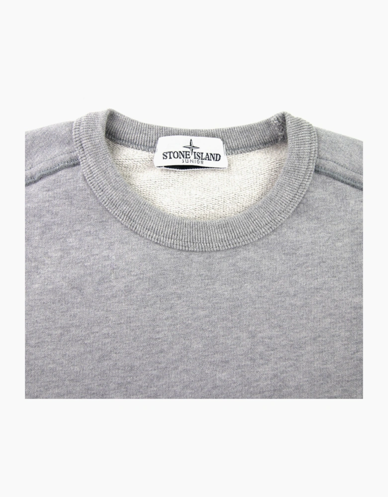 Stone Island Junior 60940 Crewneck Core Sweatshirt Grey V1064