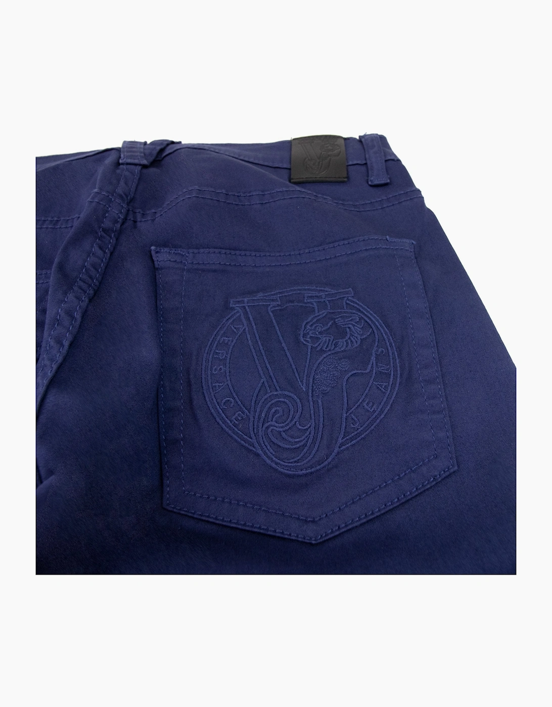 Versace Jeans Round Tiger Pocket Skinny Jean Navy Blue