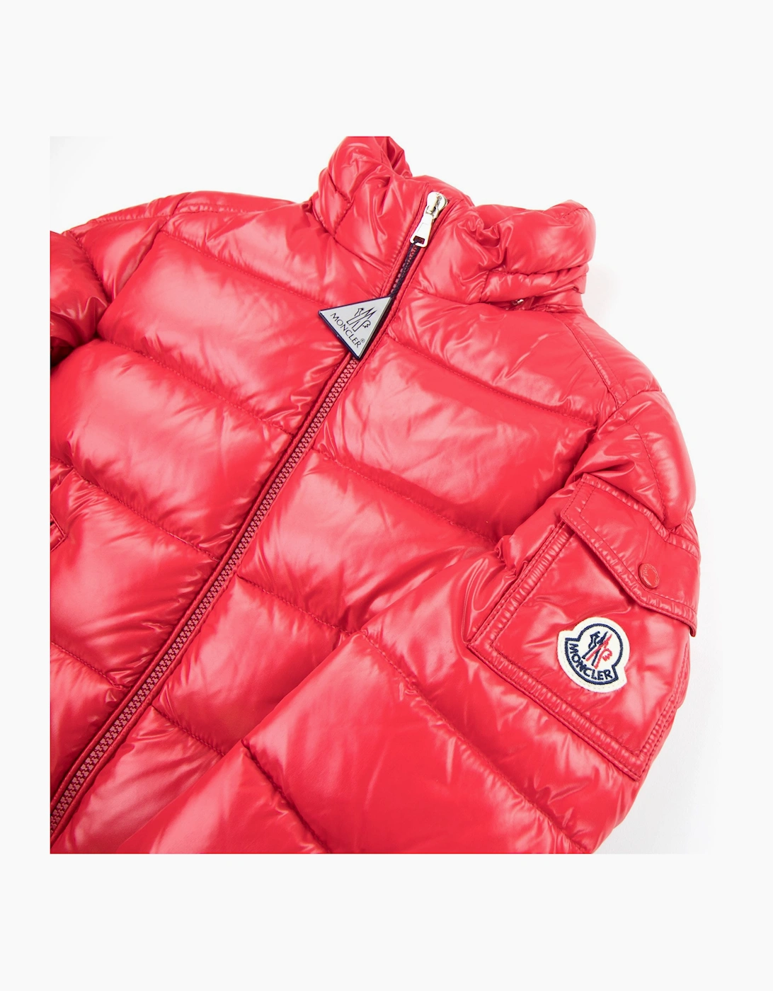 Moncler Junior New Maya Giubbotto Down Jacket Red 455