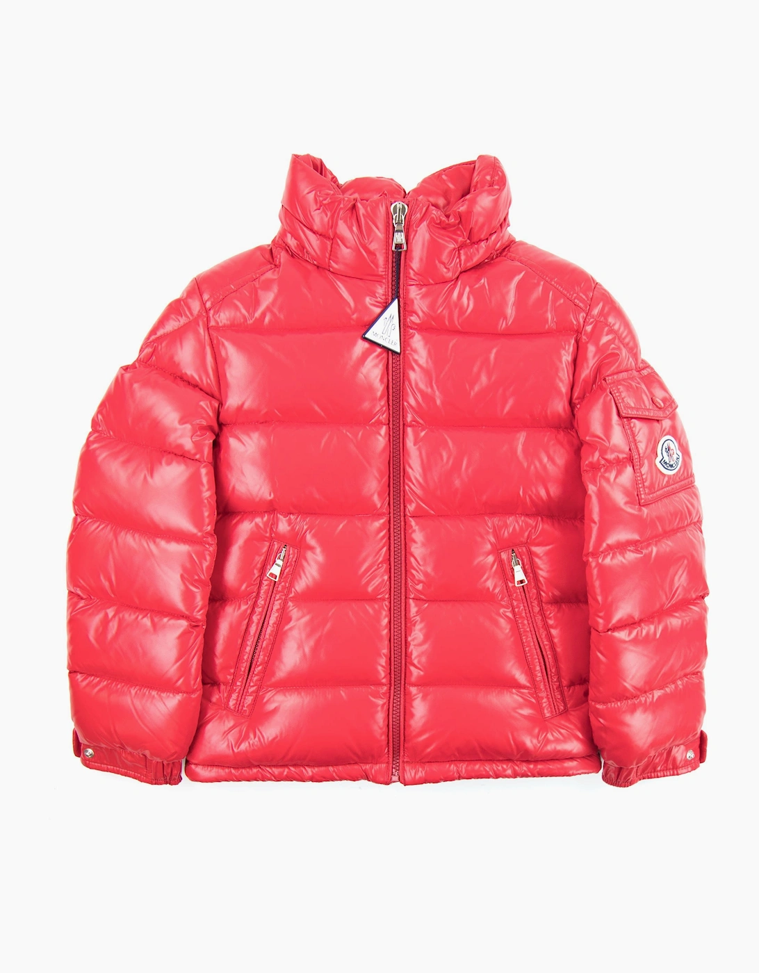 Moncler Junior New Maya Giubbotto Down Jacket Red 455
