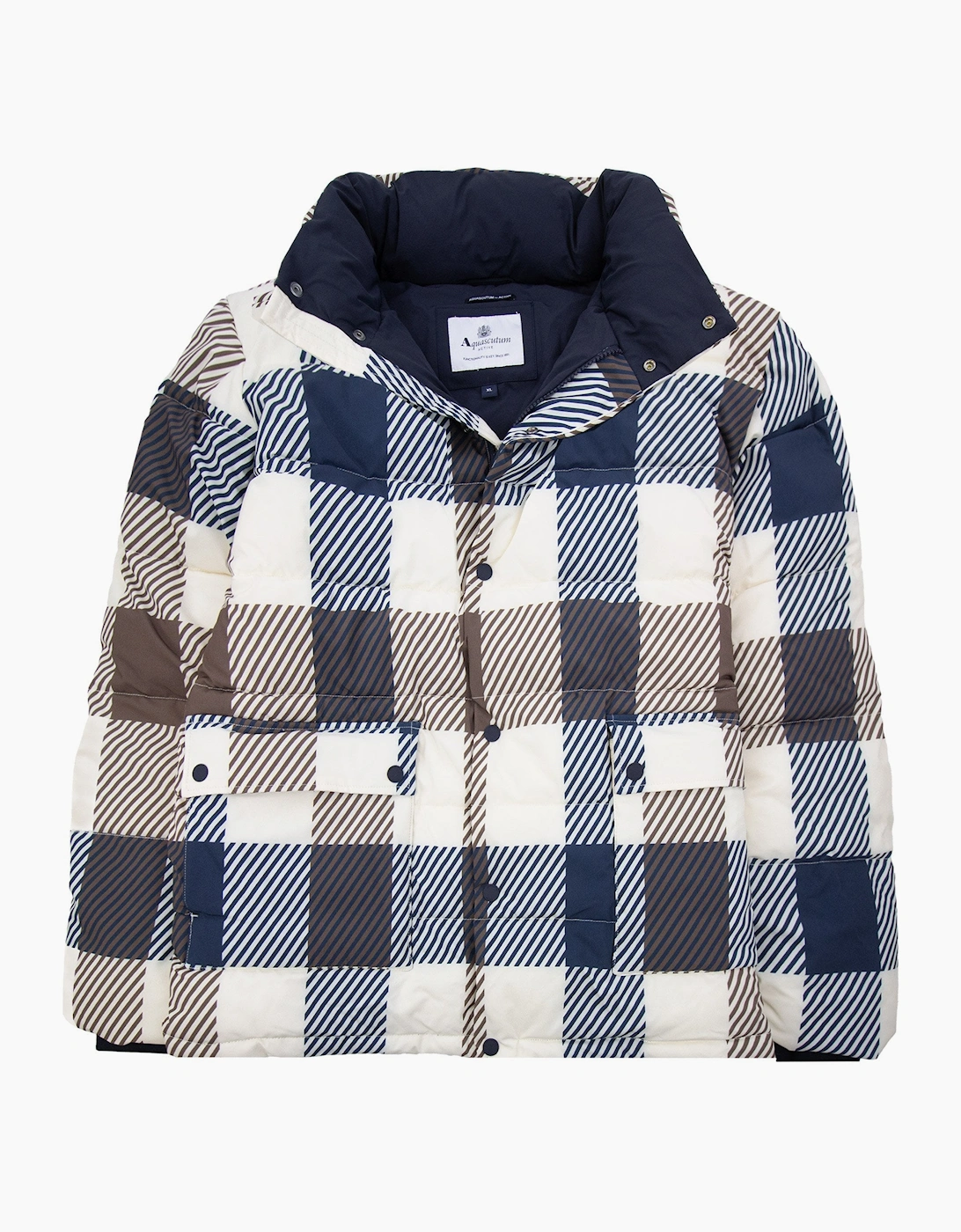 Aquascutum Sp Puffer Jacket Jumbo Check 50