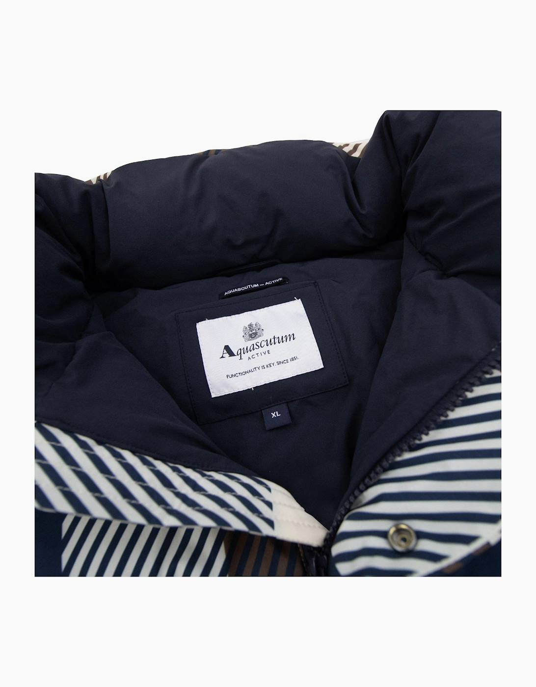 Aquascutum Sp Puffer Jacket Jumbo Check 50