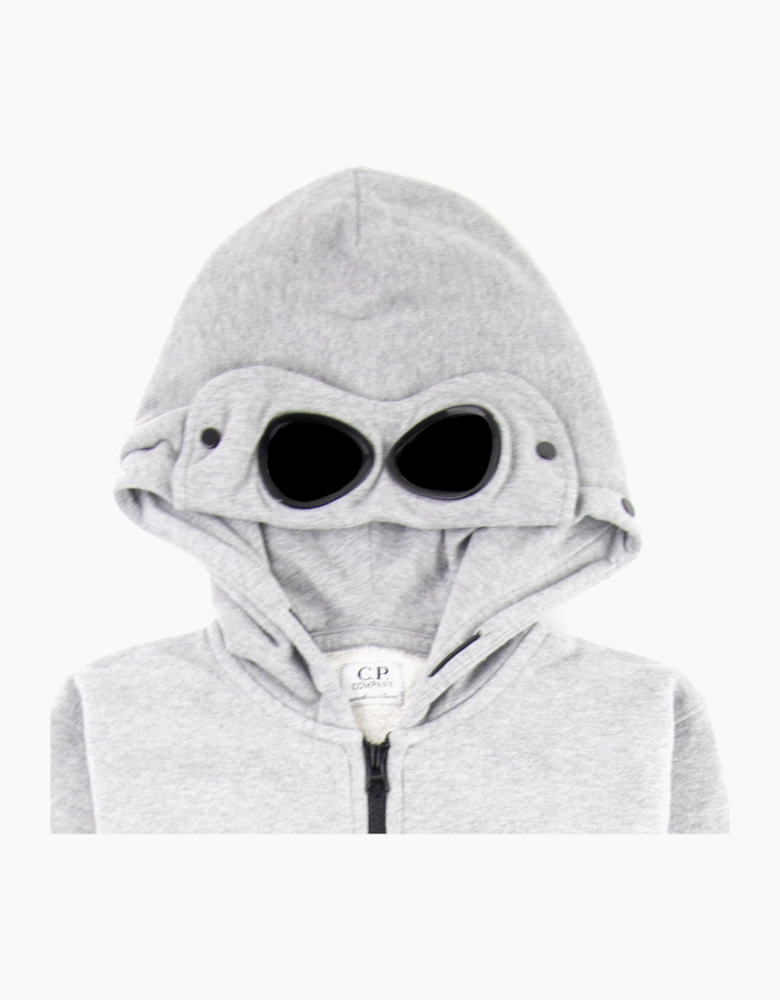 Cp Company Undersixteen Basic Fleece Goggle Hooded Sweatshirt Grey M93