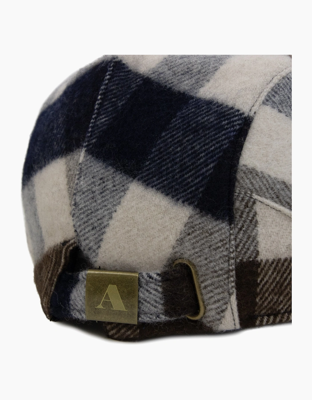 Aquascutum Water Repellent Macro Club Check Flat Cap Macro Club Check 30