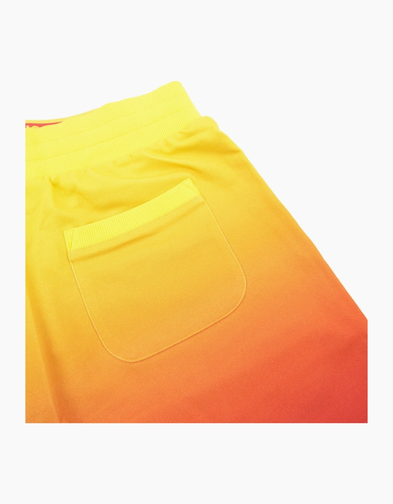 Moschino Underwear Waist Band Logo Bermuda Shorts Yellow/red